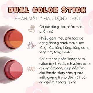 [Date 09/2026] Phấn Mắt 2 Màu Line Daisy Doll Nhật Bản Dạng Thỏi Nhanh Gọn, Tiện Lợi, Bền Màu, Không Trôi 1 Thỏi/ Hộ