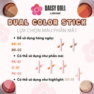 [Date 09/2026] Phấn Mắt 2 Màu Line Daisy Doll Nhật Bản Dạng Thỏi Nhanh Gọn, Tiện Lợi, Bền Màu, Không Trôi 1 Thỏi/ Hộ