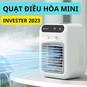 Quạt Điều Hòa Mini - Máy Điều Hòa Hơi Nước Siêu Mát - Điều Hoà Phun Sương