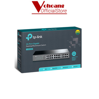 Bộ chia mạng Switch mạng LAN Gigabits 24 cổng TP-Link SG1024D Desktop/Rackmount Bảo hành 2 năm