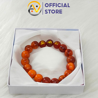 Vòng gỗ huyết long tam hợp thân tý thìn - chất liệu gỗ cao cấp thấu quang - may mắn tài lộc