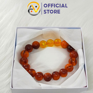 Vòng tay huyết long tam hợp thân tý thìn khai quang - chất liệu gỗ thấu quang - may mắn tài lộc