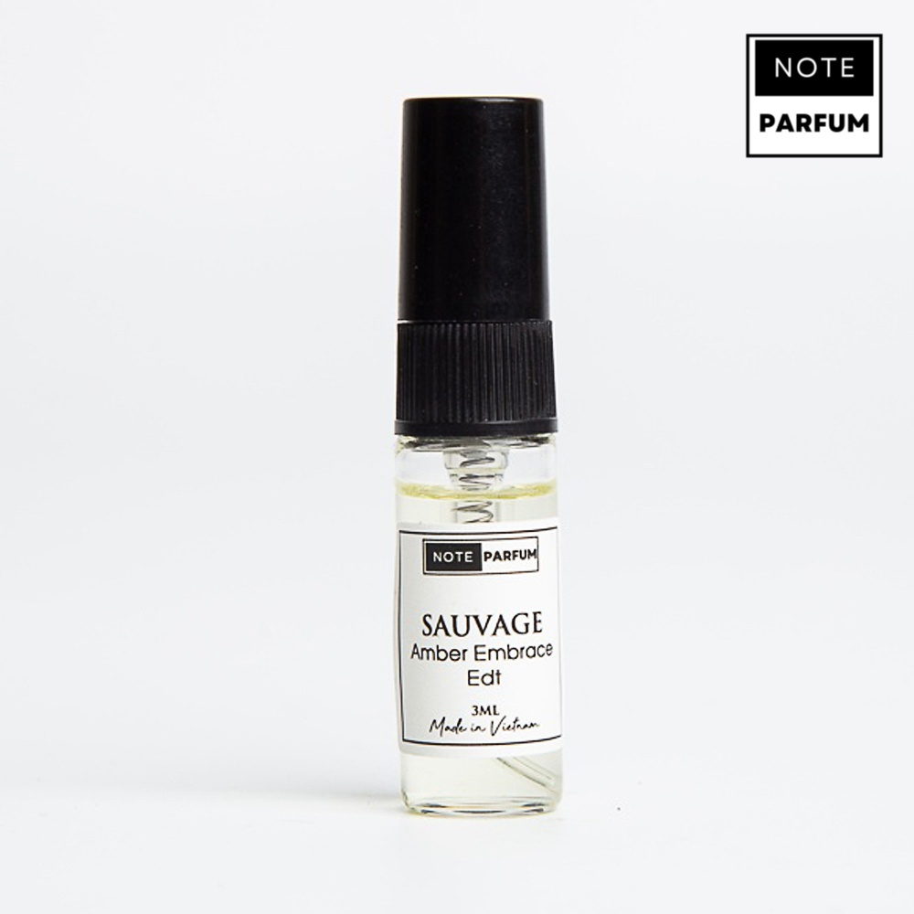 Nước hoa Sauvage - Amber Embrace thương hiệu Noteparfum lịch lãm, đàn ông đích thực minisize 3ml