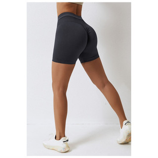 Quần biker thể thao nữ tập gym,yoga thiết kế cạp thun (mã Chun742)