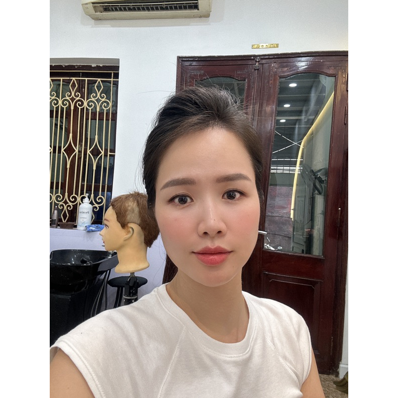 Độn phồng mái làm từ tóc thật