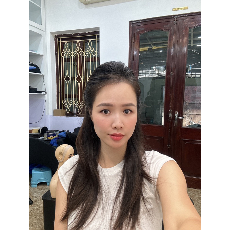 Độn phồng mái làm từ tóc thật