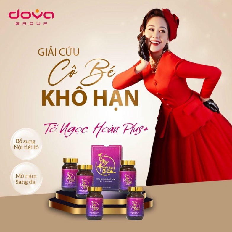 Tố Ngọc Hoàn Plus+ Hỗ Trợ Nội Tiết Tố Nữ | Hỗ Trợ Da Sáng Mịn - Giảm Khô Hạn - Phù Hợp Phụ Nữ Tiền Mãn Kinh