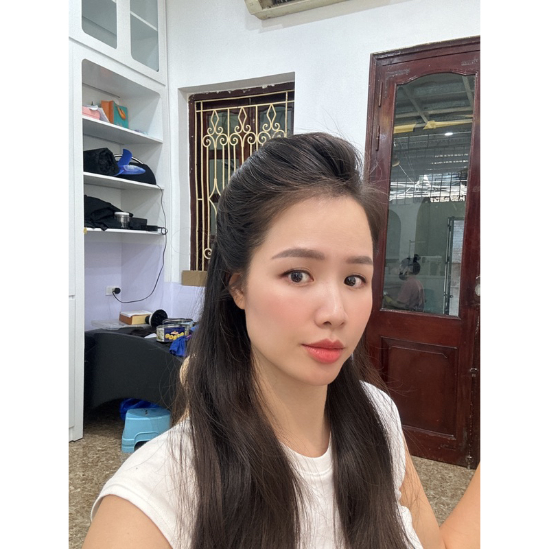 Độn phồng mái làm từ tóc thật