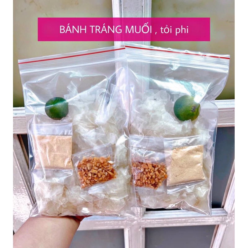 BÁNH TRÁNG PS MUỐI Bò TỎI PHI Ớt Rim