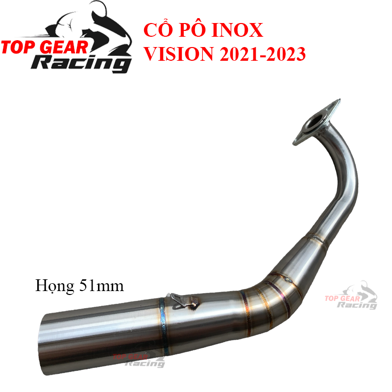 Cổ Pô Vision 2021 2023 Inox Lắp Pô Độ 51mm | Shopee Việt Nam
