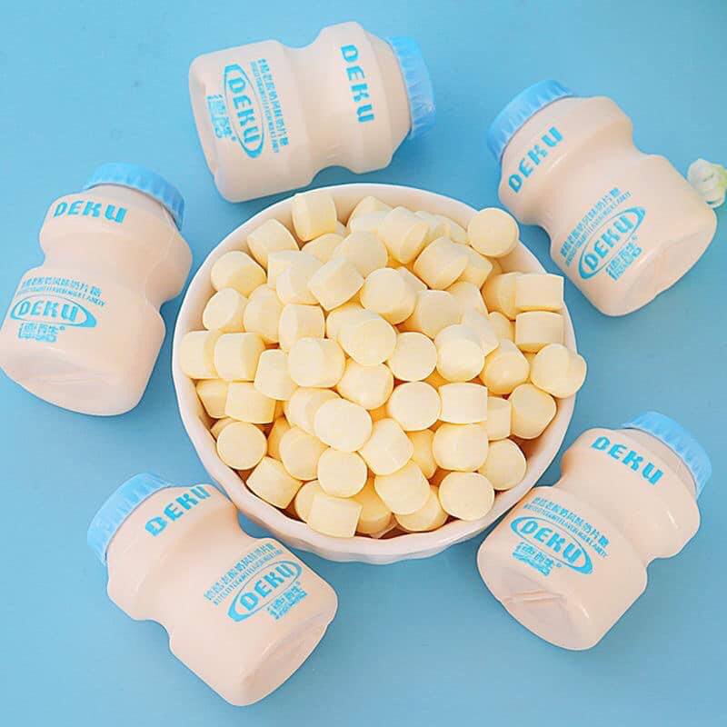 1 hũ to kẹo viên nén sữa chua Deku thơm ngon