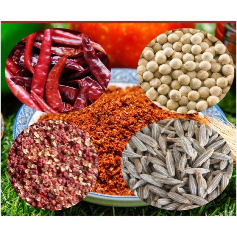 BỘT ỚT SIÊU CAY ( 1+2 ) gia vị ướp nướng trung quốc chấm gì cũng ngon gói to 100G