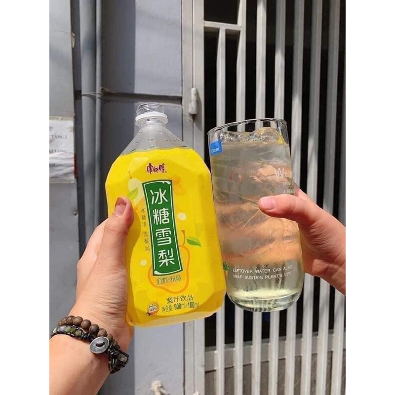 Nước Lê, Đào chai 1000ml - Ngọt dịu, siêu ngon