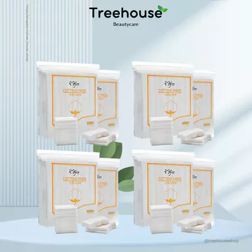 [BÁN SỈ] 10 GÓI Bông tẩy trang 222 miếng - bông tẩy trang 3 lớp - bông tẩy trang cotton pads
