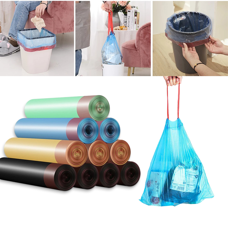 Túi Đựng Rác Có Dây Rút Tiện Lợi Túi Rác Tự Phân Huỷ Sinh Học Có Quai ...