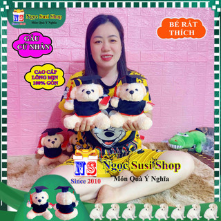 THÚ NHỒI BÔNG HÌNH CỬ NHÂN TỐT NGHIỆP SIÊU CƯNG LÀM QUÀ TẶNG TRANG TRÍ - GẤU BÔNG TỐT NGHIỆP HÀNG ĐỘC