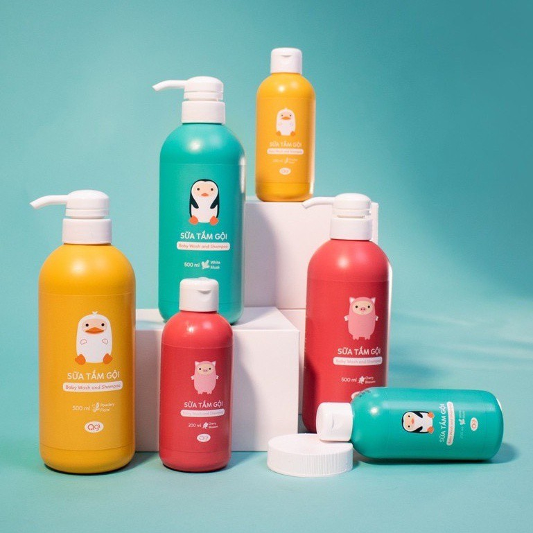 Sữa tắm gội Agi cho bé 200ml/700ml