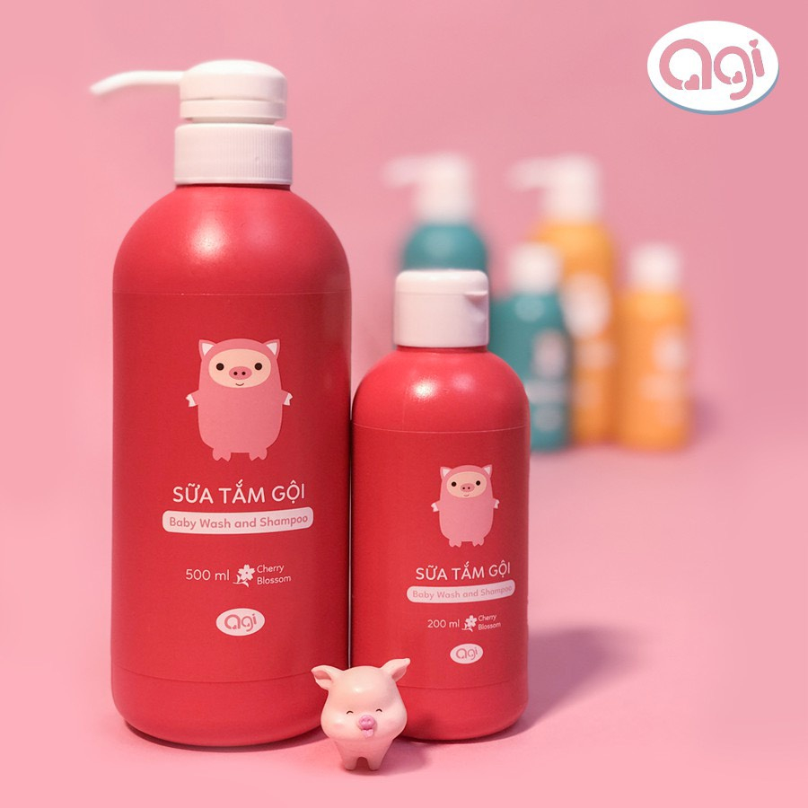 Sữa tắm gội Agi cho bé 200ml/700ml