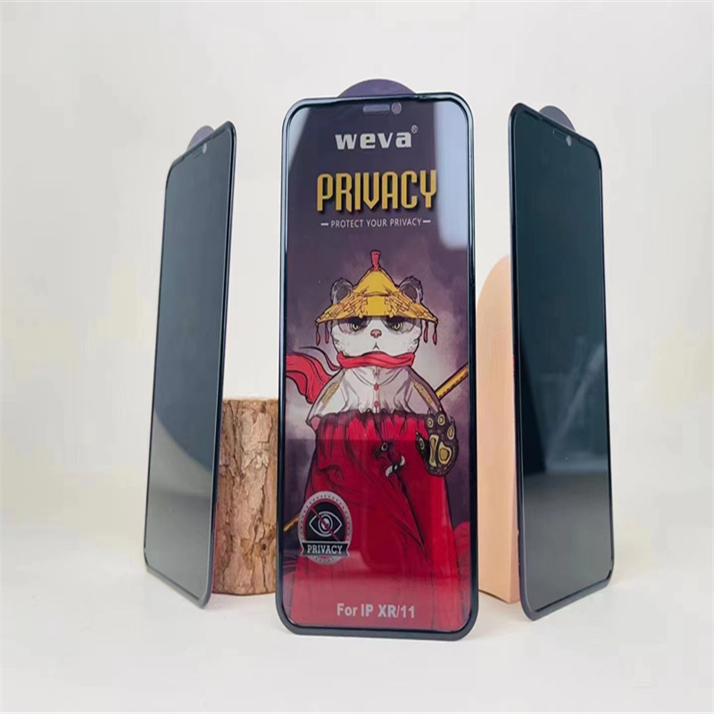 Kính Cường Lực IPhone Chống Nhìn Trộm chống vỡ mép, viền gờ KUNGFU Panda cho iP X -> 16 Pro Max