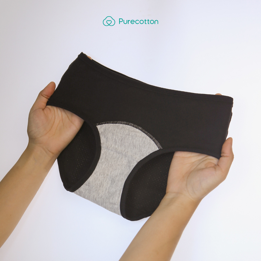Ảnh Quần lót chống tràn kinh nguyệt Combo Night Purecotton chống tràn nguyệt san Happy Moon PC078 2