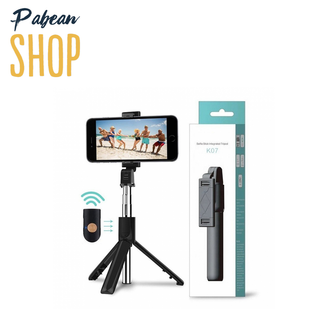 Gậy tự sướng kèm chân dựng tích hợp điều khiển bluetooth K07