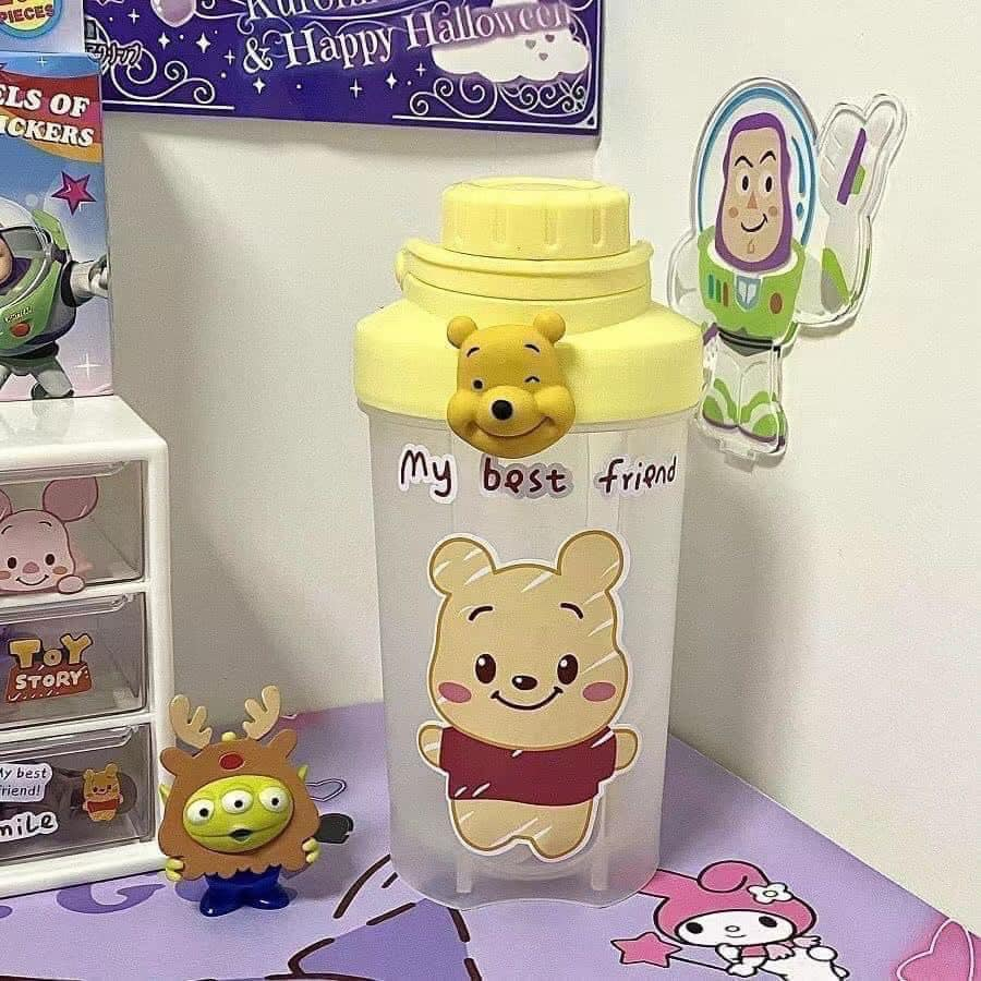 Bình nước DISNEY kèm sticker nổi cực xinh và xịn | Shopee Việt Nam