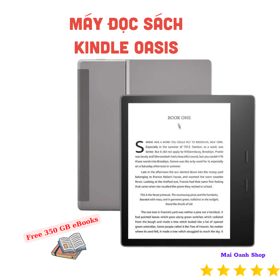 Máy Đọc Sách Amazon Kindle Oasis - 7 Inch, Có Nút Cứng 8GB/32GB ...