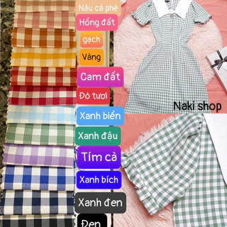 [ VẢI NAKI ] Vải kate Caro Fod 8ly may áo sơ mi,đầm váy áo quần, sét vest, trang trí, trải bàn.