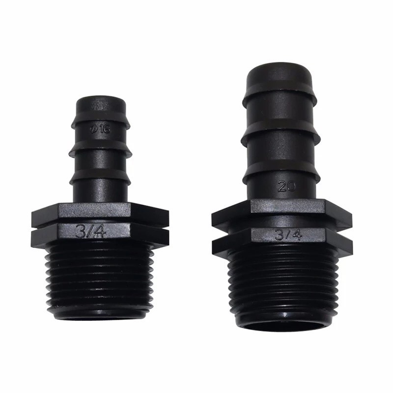 Nối ren ngoài 21 ra 16mm ldpe dùng nối ống PVC ren trong 21mm ra Ldpe 16mm hệ thống phun mưa