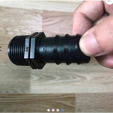 Nối ren ngoài 21 ra 16mm ldpe dùng nối ống PVC ren trong 21mm ra Ldpe 16mm hệ thống phun mưa
