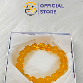 Vòng tay phong thủy mệnh thổ tam hợp tỵ dậu sửu - size 8 10ly cho nữ - may mắn tài lộc