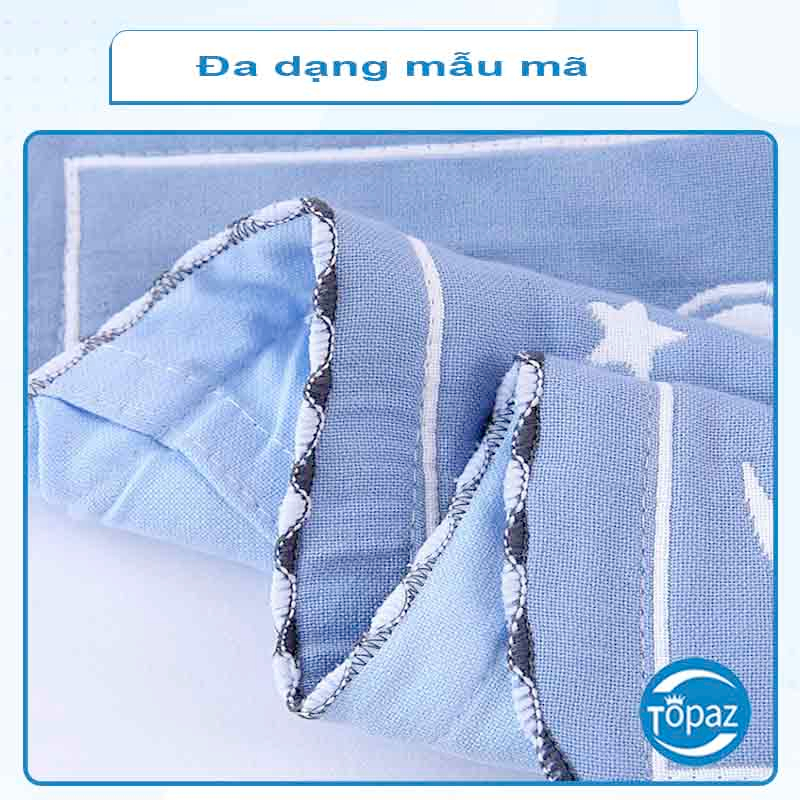 Gối bông cho bé 100% cotton chính hãng TOPAZ kích cỡ 30 x 50 siêu đáng yêu mềm mịn êm ái dành cho bé yêu