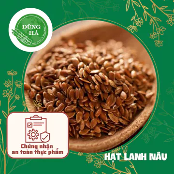 Hạt Lanh Nâu {TẶNG TÁO ĐỎ] - HÀNG CÔNG TY tuyển chọn lọc loại 1 - tốt cho sức khỏe