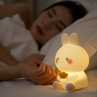 ( TẶNG ĐÈN NGỦ CẮM TƯỜNG) Đèn Ngủ Để Bàn Cảm Ứng Thỏ Thần Tài, Decor Trang Trí Phòng Ngủ, Quà Tặng Đáng Yêu MEILI STORE