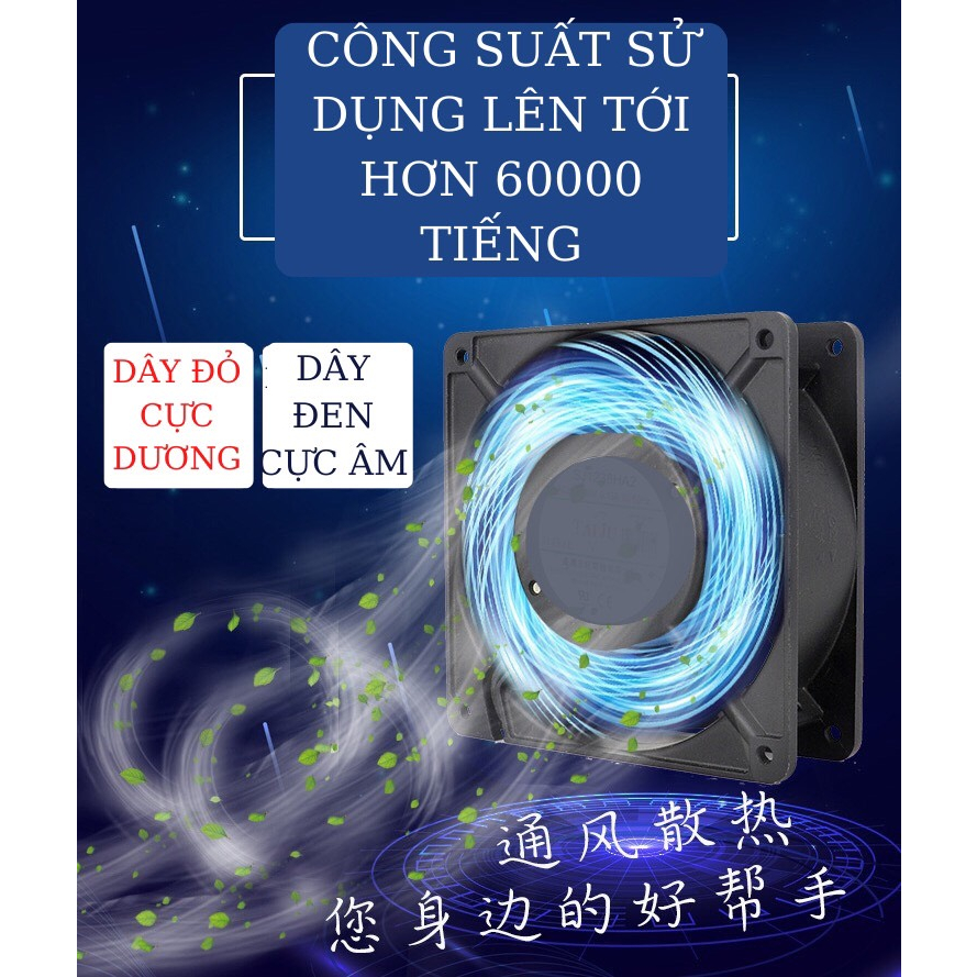 Quạt tản nhiệt thoáng khí thông gió vuông 220v, quạt hút mùi quạt hút mùi công nghiệp, quạt hút thông gió,quạt thong gió