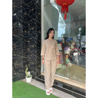 Đồ Phật Tử Mẫu Nút Ngọc, Đồ Lam Thời Trang, Pháp Phục