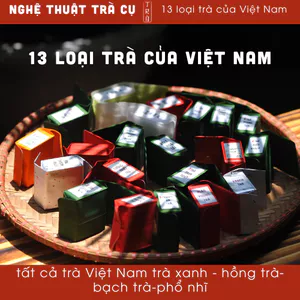 13 loại trà của Việt Nam tuyển chọn dễ dàng sử dụng đóng gói tiện lợi bảo quản dễ dàng 10gr trà 1 gói