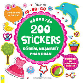 Sách - Bộ Sưu Tập 200 Stickers Phát triển trí thông minh, sáng tạo ( bé từ 2-8 tuổi) - ndbooks