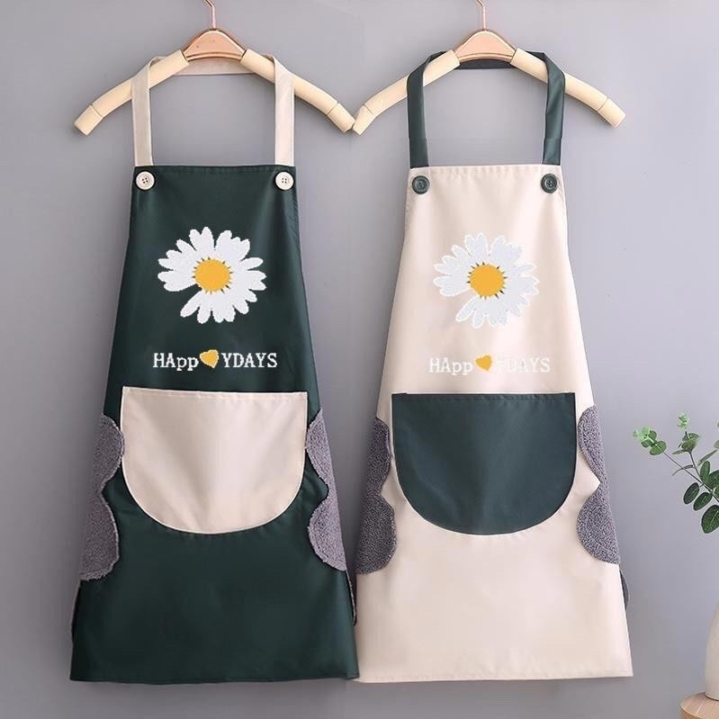 Tạp Dề Chống Nước - Tạp Dề Có Túi Đựng, Có Khăn Lau Tay Chống Bám Bẩn Hiệu Quả - Cam Kết Không Ưng Hoàn Tiền...