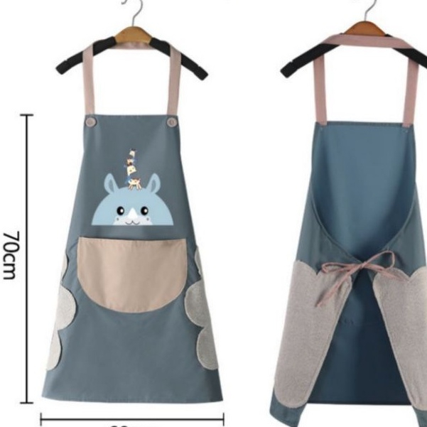 Tạp Dề Chống Nước - Tạp Dề Có Túi Đựng, Có Khăn Lau Tay Chống Bám Bẩn Hiệu Quả - Cam Kết Không Ưng Hoàn Tiền...