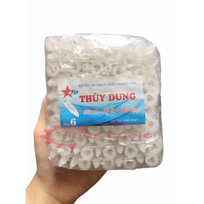 100 Tắc Kê Nhựa, Nở Nhựa 3F 4F 5F 6F 7F hàng Việt Nam
