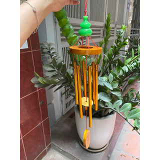 Chuông Gió Phong Thủy Hồ Lô 6 Ống vật phẩm phong thuỷ  trang trí nhà cửa