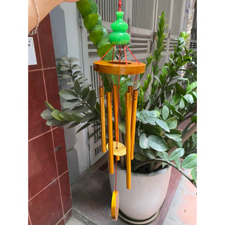 Chuông Gió Phong Thủy Hồ Lô 6 Ống vật phẩm phong thuỷ  trang trí nhà cửa