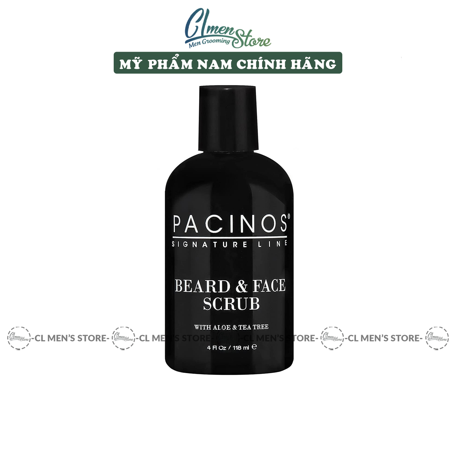 Sữa rửa mặt Nam Pacinos Beard & Face Scrub Cleanser 118ml Shopee Việt Nam