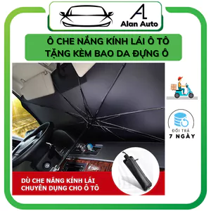 Ô che nắng kính lái ô tô, dù che nắng ô tô cách nhiệt, Che nắng kính lái chống sốc nhiệt khi vào xe
