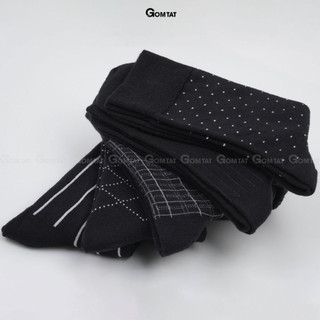 Hộp 5 đôi tất nam công sở GOMTAT mẫu MIX11, vớ đi giày tây nam chất liệu cotton cao cấp - LUX-MIX11-CB5