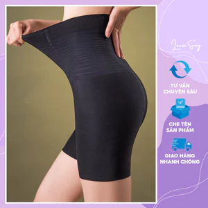 Quần Gen Thun Nịt Bụng Kéo Khoá siết eo cạp cao mặc váy nâng mông định hình vòng eo CS03