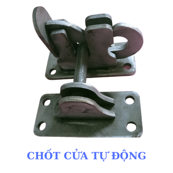 Chốt Cửa Tự Động, Tự Đóng Inox 304- 2 Phiên Bản Then Cố Định/ Di Động cao cấp- Tặng 8 vít inox - Không Ưng Hoàn Tiền