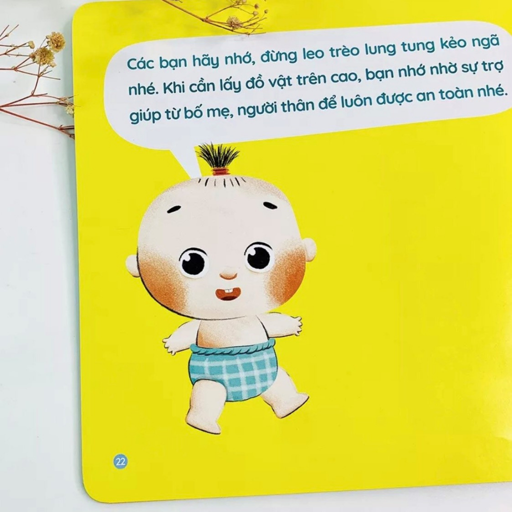 Sách - Ehon Tương Tác Lật Mở - Kỹ Năng An Toàn Cho Bé Song Ngữ Việt Anh (Bộ 10 Cuốn)