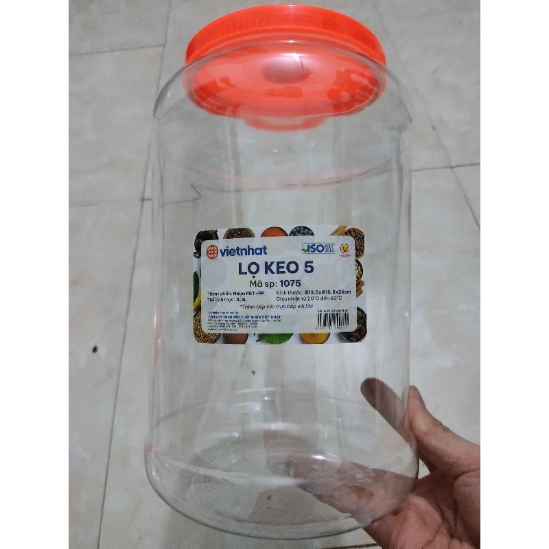 Lọ Hũ nhựa tròn 5kg ,10kg hàng Cao cấp việt nhật | Shopee Việt Nam